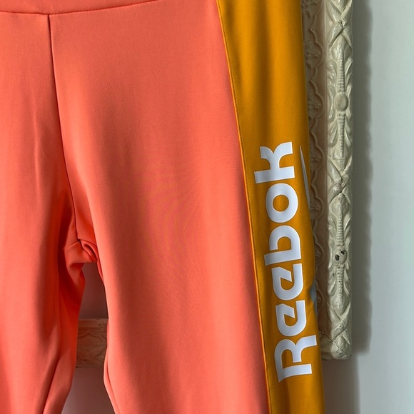 REEBOK | Coral and Yellow Leggings - Picture 4 of 10